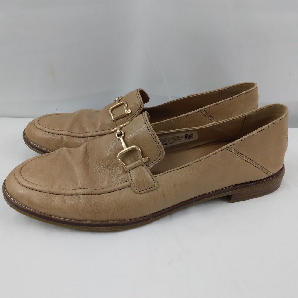 Sperry Seaport Buckle Tan Loafers Casual Career Classic Women’s Size 11 - Picture 7 of 13